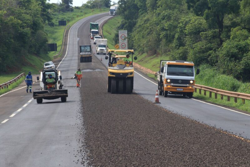 BR-163/MS tem trechos com pare-e-siga nesta quarta (14/05); veja como fica o tráfego