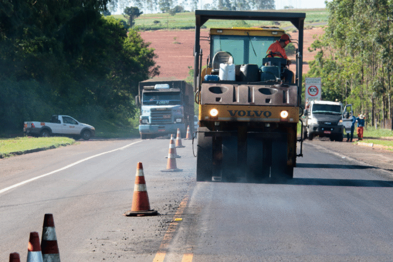 CCR MSVia segue com obras de manutenção na BR-163/MS nesta terça-feira (13/05)