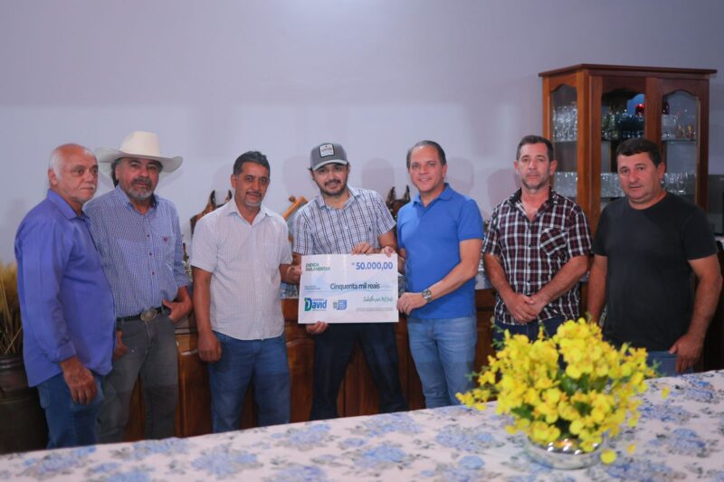 Coronel David destina R$ 295 mil para a saúde de Tacuru e fortalece parceria com lideranças locais