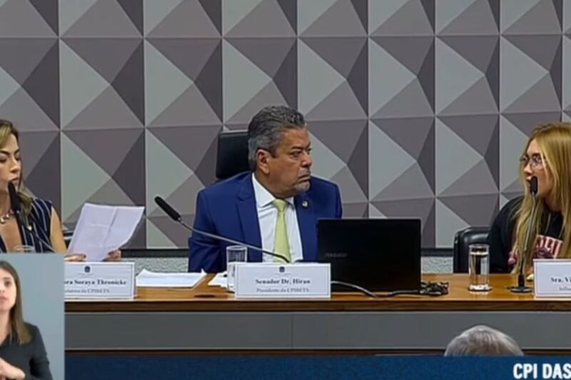 Senadora Soraya Thronicke questiona influenciadora Virginia Fonseca em CPI das Bets