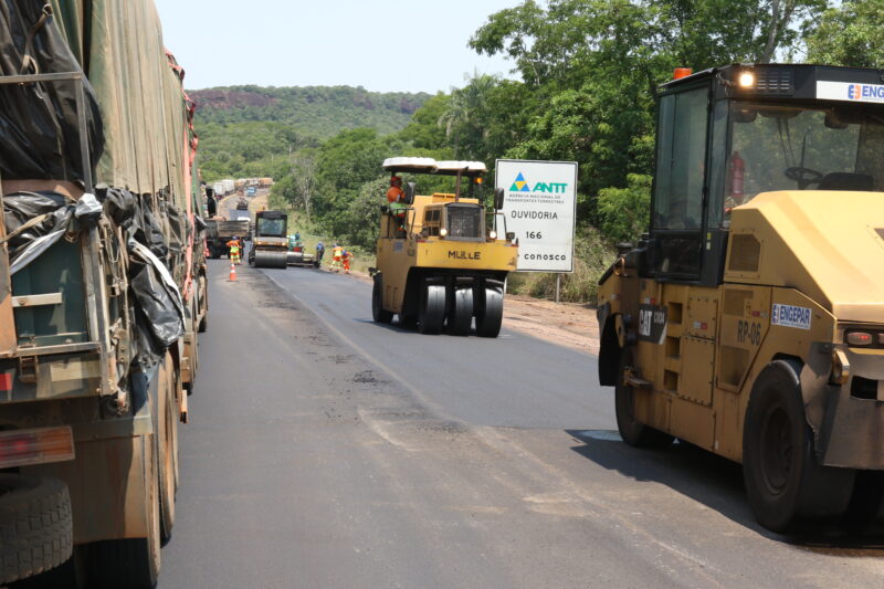 Trechos da BR-163/MS passam por manutenção nesta quarta-feira (07/05)