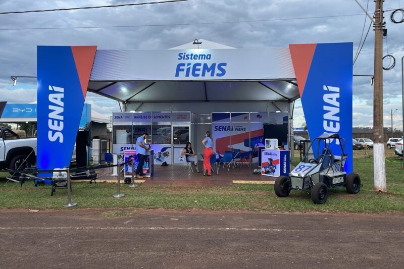 Senai marca presença da Expoagro Dourados com pesquisa, tecnologia e educação