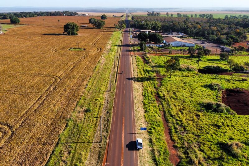 Inauguração da MS-352 marca novo ciclo de desenvolvimento em Terenos e reúne autoridades estaduais e federais