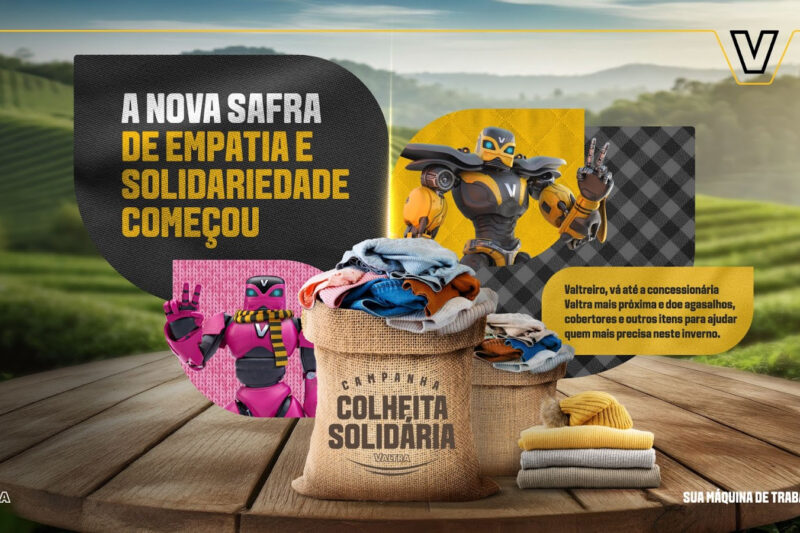 Colheita Solidária 2025 – Concessionárias Valtra recebem doações para arrecadar itens de inverno em todo o país