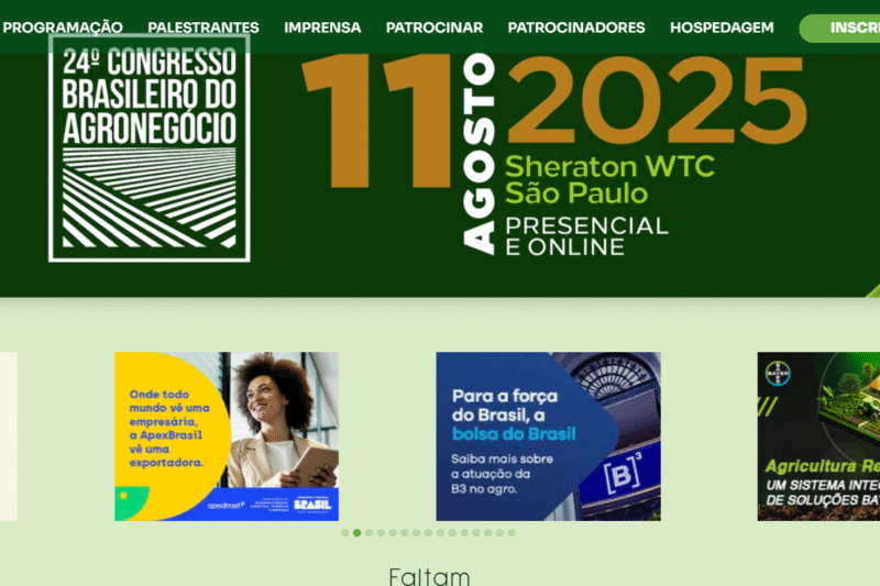 CBA 2025 mostrará a importância das agroalianças para o futuro do setor