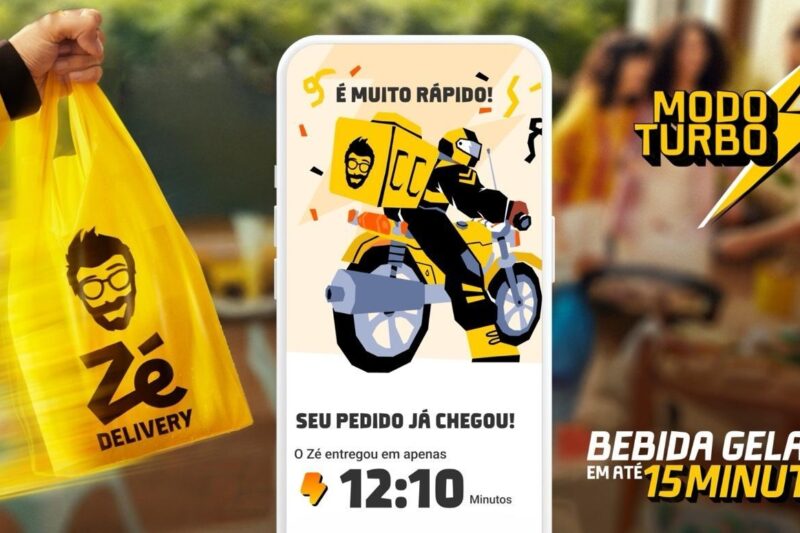 Zé Delivery, da Ambev, apresenta Modo Turbo com entregas em até 15 minutos
