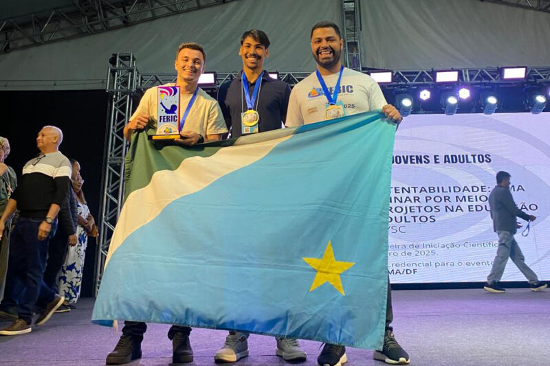 Alunos do Senai conquistam 1º lugar em feira científica nacional com projeto sustentável