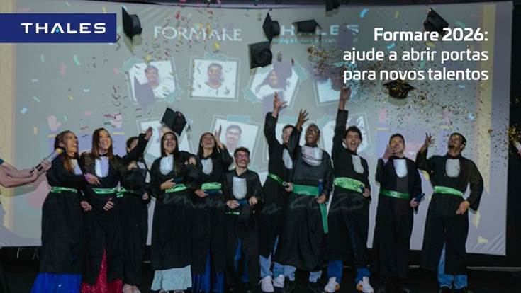 Thales abre inscrições para profissionalização de jovens através do programa Formare em Pinhais e São Bernardo do Campo
