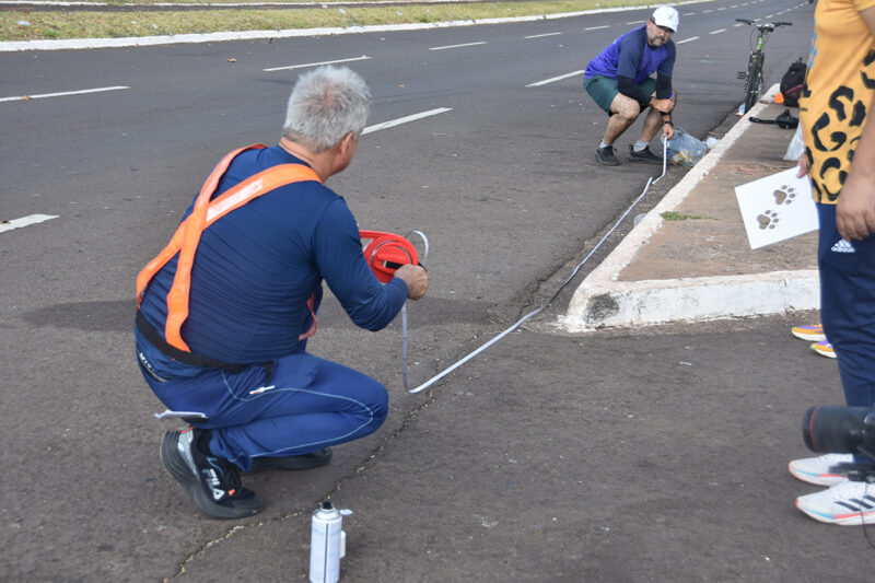 Com estreia de meia-maratona, percurso da Corrida do Pantanal passa por medição oficial