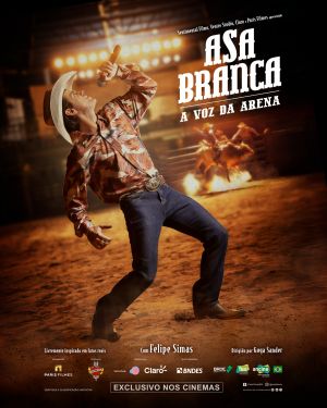 ‘Asa Branca – A Voz da Arena’, com Felipe Simas, ganha trailer e cartaz