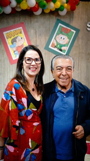 Paula Furtado presta homenagem aos 90 anos de vida de Mauricio de Sousa