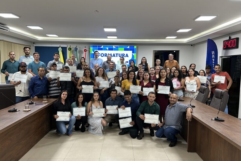 Parceria entre Senai e Prefeitura de Costa Rica forma 134 novos profissionais para o mercado de trabalho