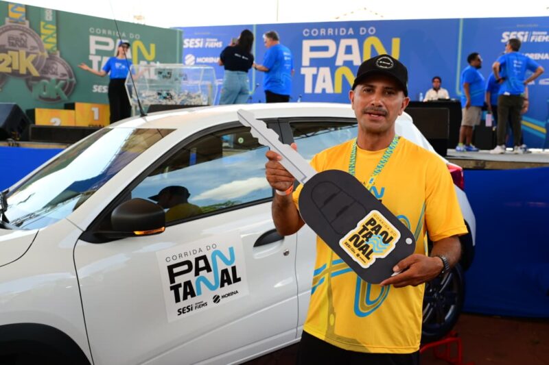 Gesseiro de Campo Grande é vencedor de sorteio de carro zero na Corrida do Pantanal