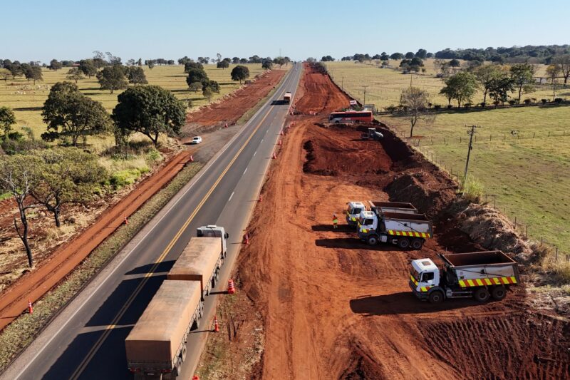 Motiva Pantanal avança com obras de duplicação da BR-163/MS em Campo Grande, Jaraguari e Bandeirantes