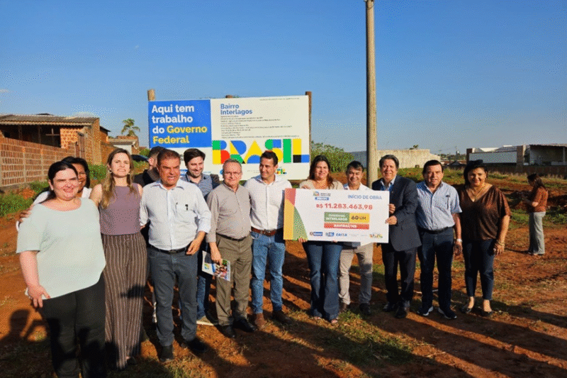  CAIXA CELEBRA CONSTRUÇÃO DE 60 MORADIAS EM NAVIRAÍ (MS)