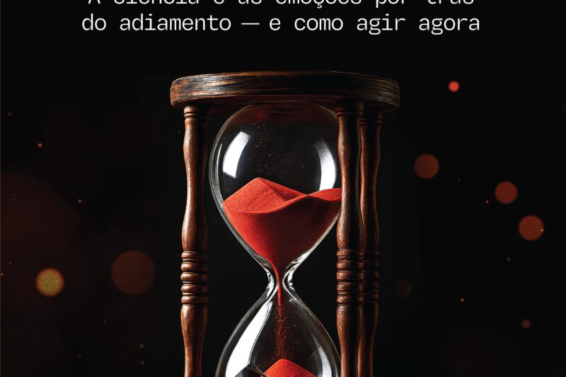 Psicólogo clínico lança livro sobre procrastinação em Porto Alegre