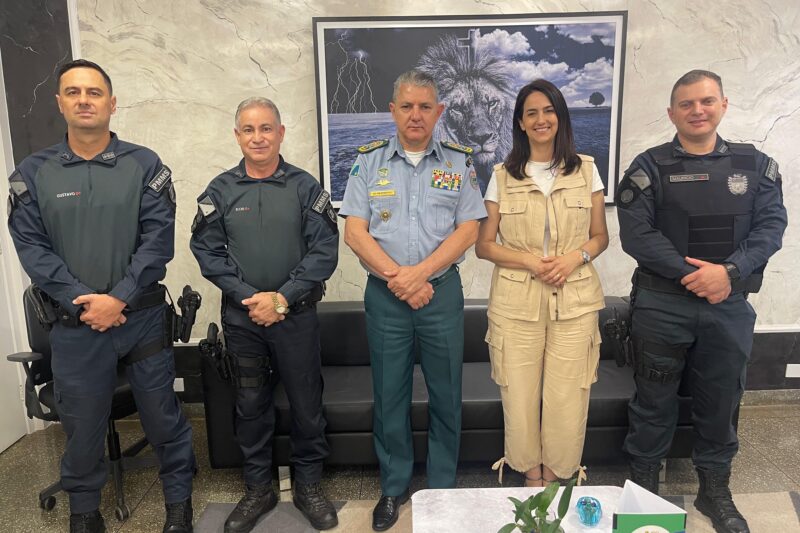 Gianni Nogueira visita Batalhão da PM Rural e reforça importância da corporação para o homem do campo