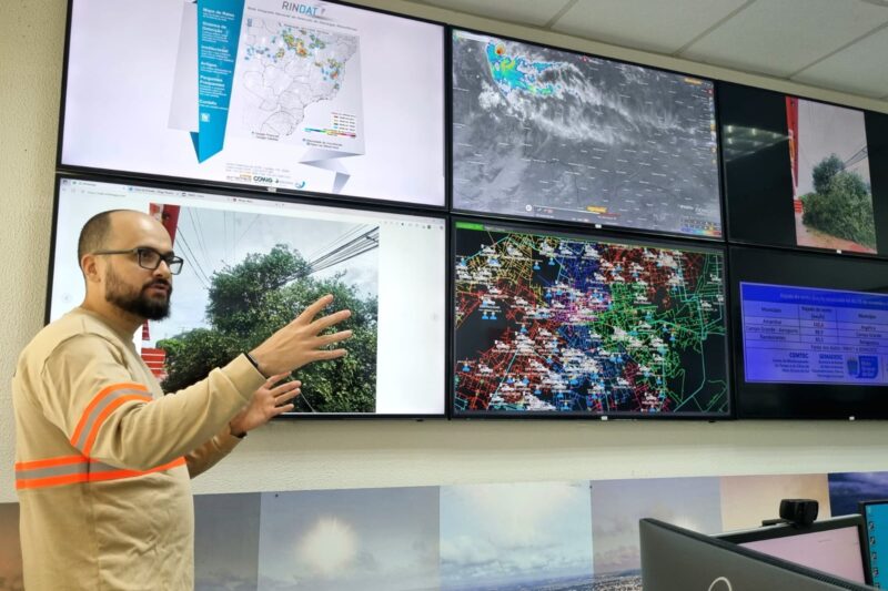 Energisa alerta para previsão de fortes chuvas e temporais em Mato Grosso do Sul a partir desta quarta