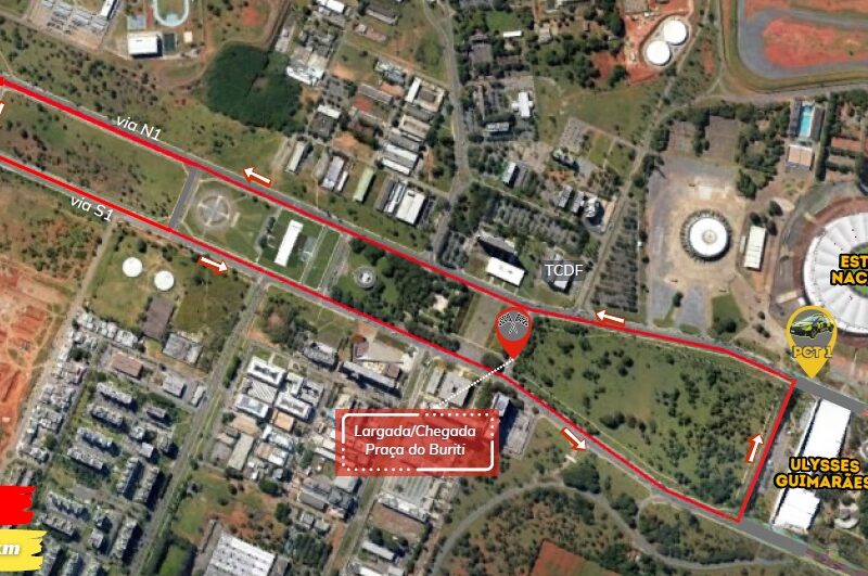 Corrida altera o trânsito no Eixo Monumental neste sábado (8)