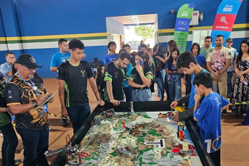 Sesi premia alunos de escola pública no 1º circuito de robótica em Maracaju