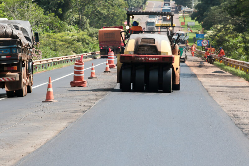 Motiva Pantanal segue com frentes de obras na BR-163/MS nesta quinta-feira (06/11)