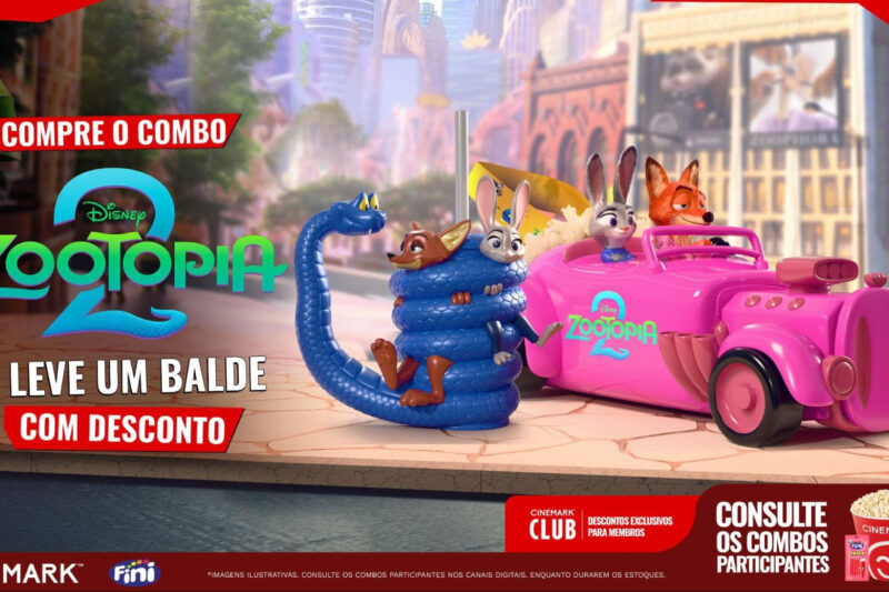 Alerta de fofura! Cinemark apresenta colecionáveis oficiais de ‘Zootopia 2’