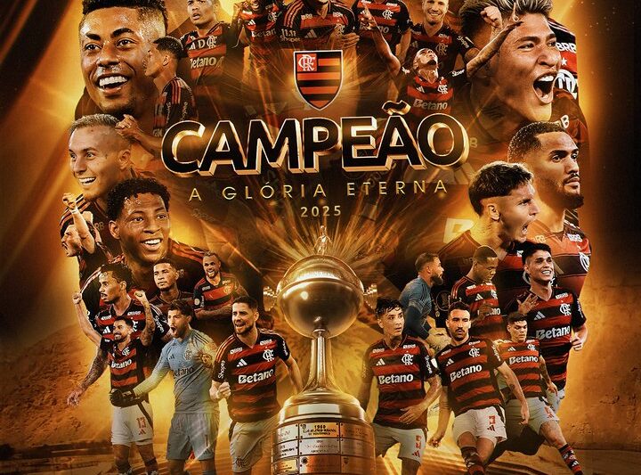Flamengo bate o Palmeiras, conquista o tetra e se torna o maior campeão brasileiro da Libertadores