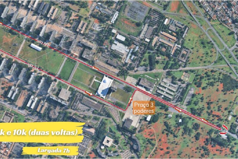 Corrida e evento comunitário mudam o trânsito no Arapoanga e na Esplanada neste domingo