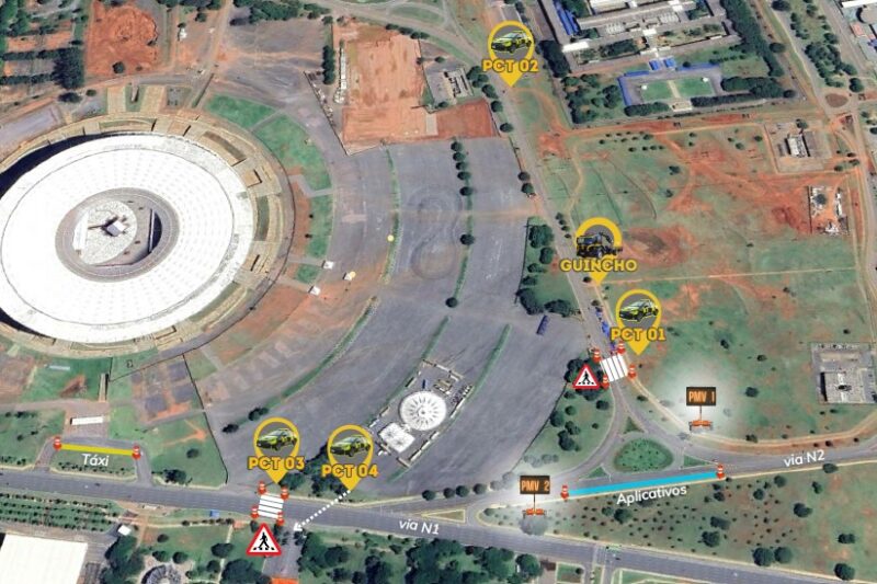 Show na Arena BRB Mané Garrincha e evento no Guará alteram o trânsito neste fim de semana