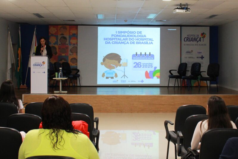HCB reúne especialistas e destaca avanços no atendimento fonoaudiológico pediátrico no DF