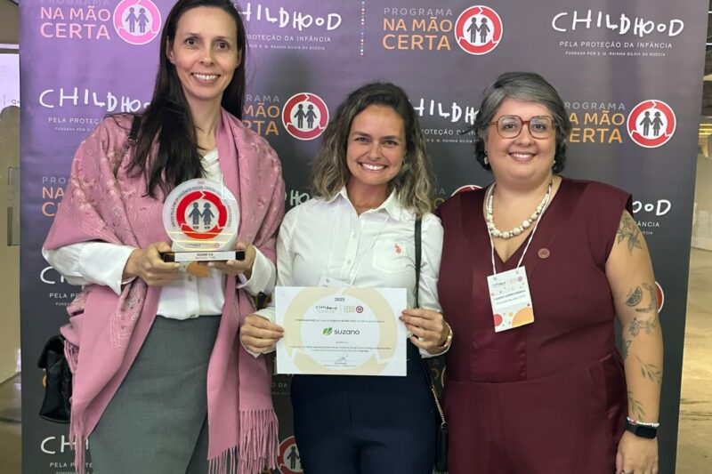 Suzano recebe reconhecimento nacional por ações de combate à exploração infantil em rodovias do país