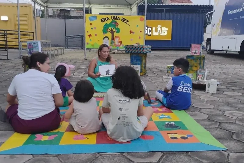 Sesc Corumbá promove contação de histórias gratuita para crianças nesta sexta-feira