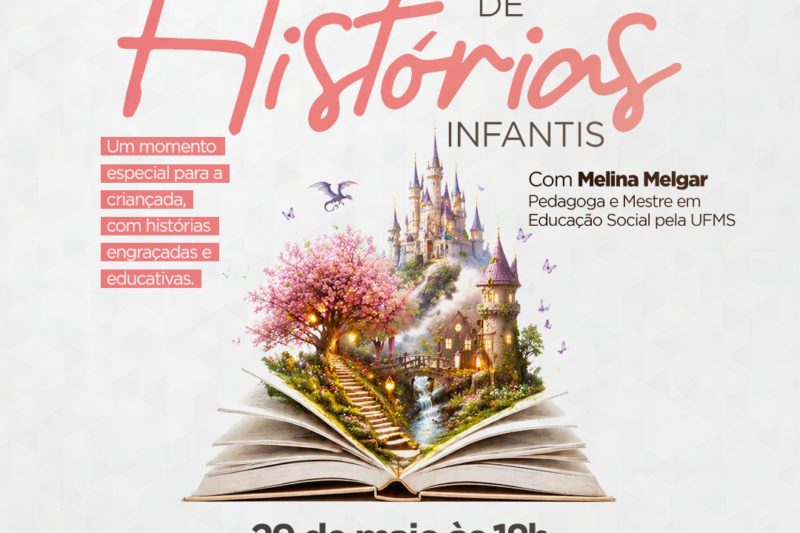 Sesc Corumbá promove noite gratuita de contação de histórias para crianças e famílias