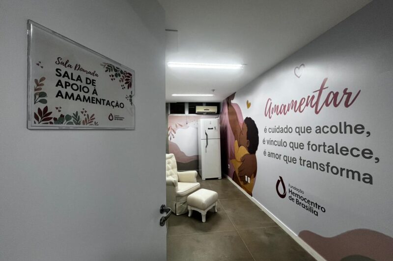 Hemocentro de Brasília inaugura primeira Sala de Apoio à Amamentação entre hemocentros públicos do país