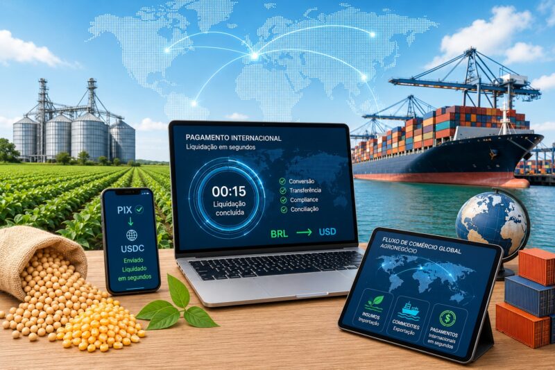 Liquidação internacional no agronegócio passa a ser feita em segundos, diz TCR Finance