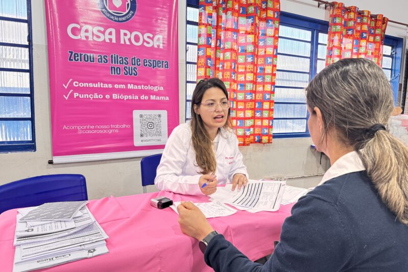 Casa Rosa amplia atendimentos e leva serviços de saúde ao Mutirão Todos em Ação em Campo Grande