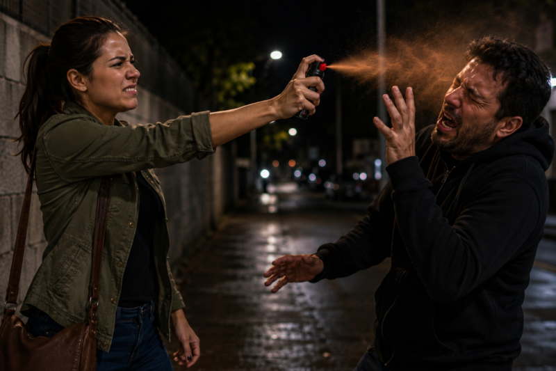 Spray de pimenta exige preparo e conhecimento para uso responsável na defesa pessoal
