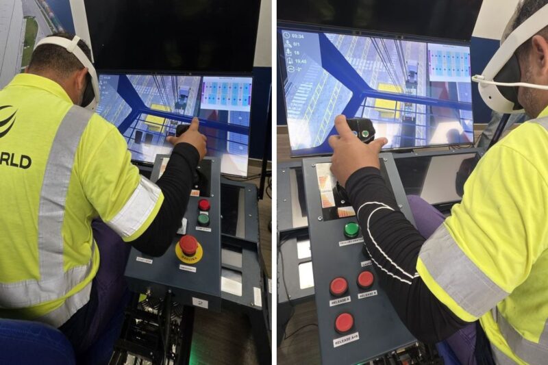 Suzano aposta em realidade virtual para treinar operadores portuários e ampliar segurança no Porto de Santos