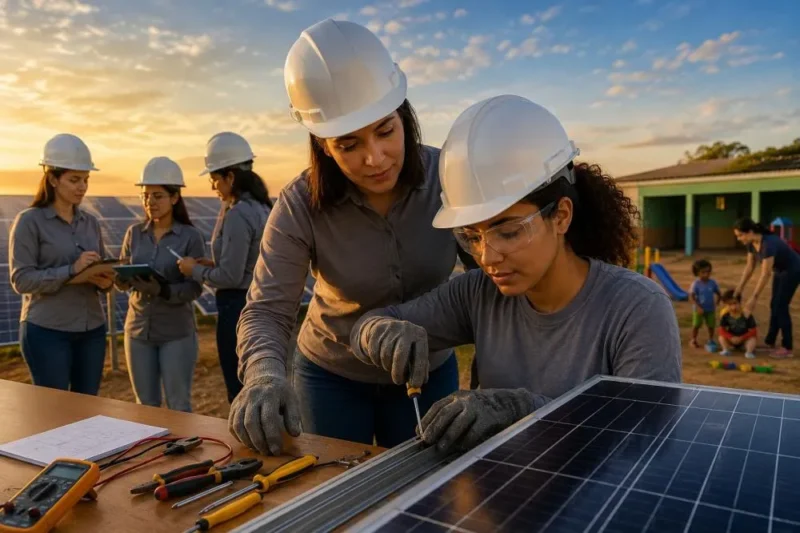 Mulheres de Mato Grosso do Sul são capacitadas para trabalhar no setor de energia solar
