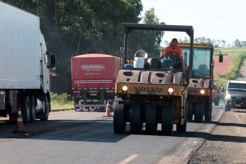 Obras avançam na BR-163/MS e alteram trânsito em vários trechos; confira onde há intervenções